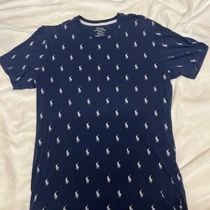 Polo by Ralph Lauren Men's Dark Blue Logo Tee